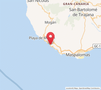 Map of Amadores, Canary Islands