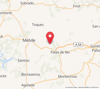 Map of Ambreijo, Galicia