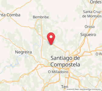 Map of Ameijenda, Galicia