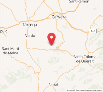 Map of Ametlla, Catalonia