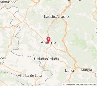 Map of Amurrio, Basque Country