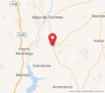 Map of Anaya de Alba, Castille and León
