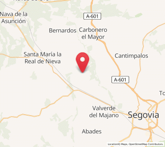 Map of Añe, Castille and León