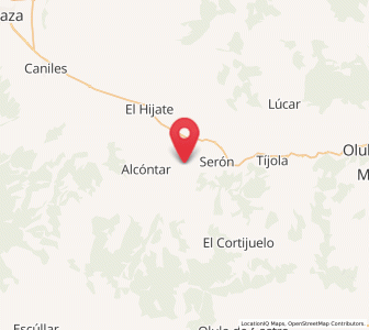 Map of Angosto de Arriba, Andalusia