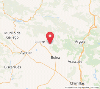 Map of Aniés, Aragon