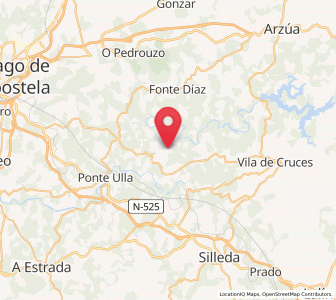 Map of Añobre, Galicia