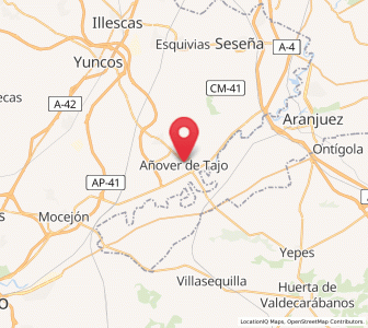 Map of Añover de Tajo, Castille-La Mancha