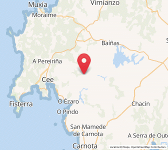 Map of Anseán, Galicia