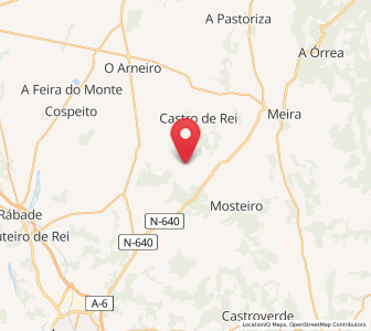 Map of Ansemar, Galicia
