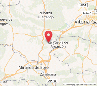 Map of Antezana de la Ribera, Basque Country