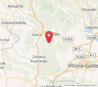 Map of Aperregi, Basque Country
