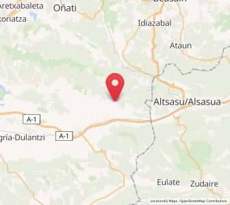 Map of Araia, Basque Country