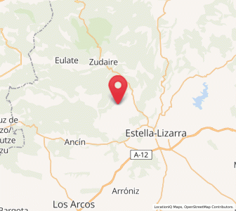 Map of Aramendía, Navarre
