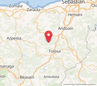 Map of Arana, Basque Country