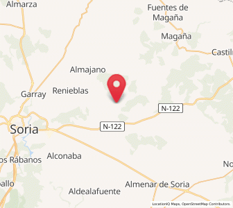 Map of Arancón, Castille and León