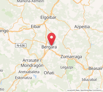 Map of Aranerreka, Basque Country