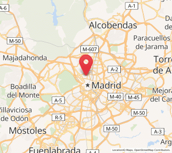 Map of Arapiles, Madrid