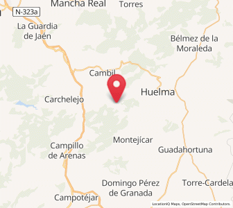 Map of Arbuniel, Andalusia