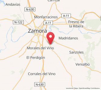 Map of Arcenillas, Castille and León
