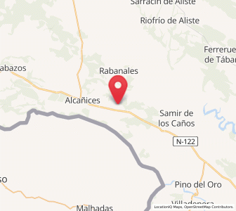 Map of Arcillera, Castille and León