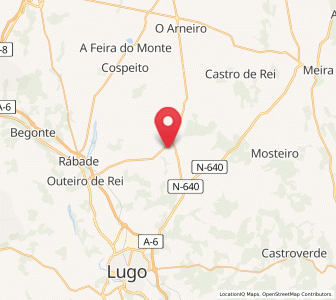 Map of Arcos, Galicia