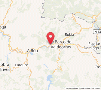 Map of Arcos, Galicia