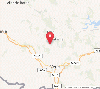Map of Arcucelos, Galicia