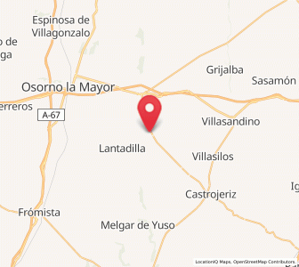 Map of Arenillas de Ríopisuerga, Castille and León