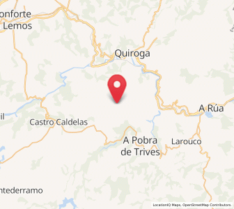 Map of Argas, Galicia