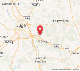 Map of Argemil, Galicia