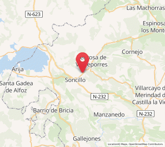 Map of Argomedo, Castille and León