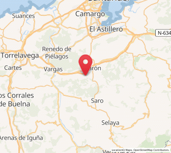 Map of Argomilla, Cantabria