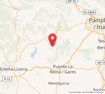 Map of Arguiñáriz, Navarre