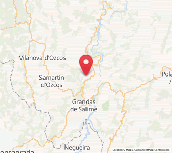 Map of Argul, Asturias