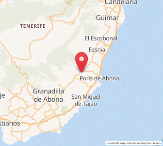 Map of Arico el Nuevo, Canary Islands