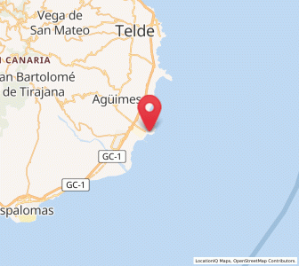 Map of Arinaga, Canary Islands