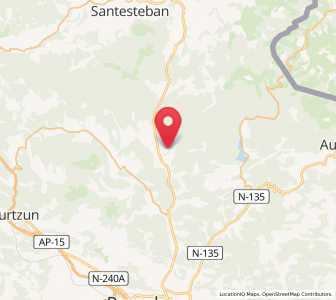 Map of Aritzu, Navarre