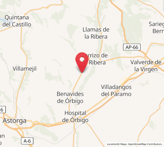 Map of Armellada, Castille and León