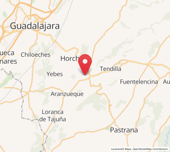 Map of Armuña de Tajuña, Castille-La Mancha