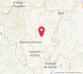Map of Arne, Asturias