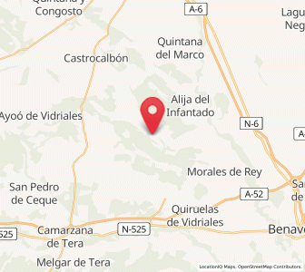 Map of Arrabalde, Castille and León