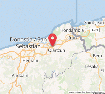 Map of Arragua, Basque Country