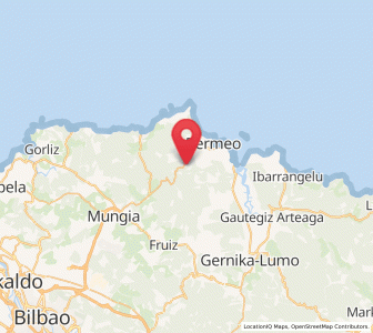Map of Arranotegi, Basque Country