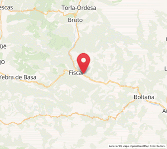 Map of Arresa, Aragon