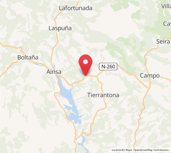 Map of Arro, Aragon