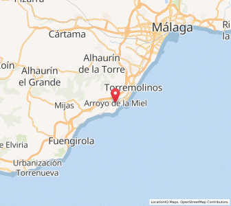 Map of Arroyo de la Miel, Andalusia