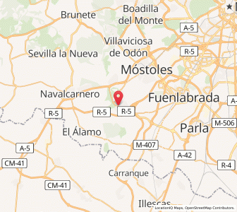 Map of Arroyomolinos, Madrid