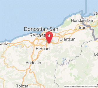 Map of Astigarraga, Basque Country
