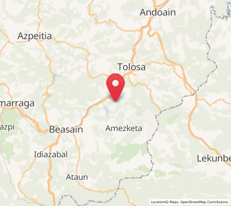 Map of Astizaldea, Basque Country