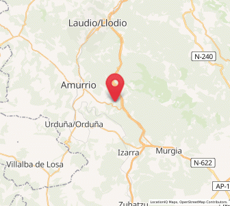 Map of Astobitza, Basque Country